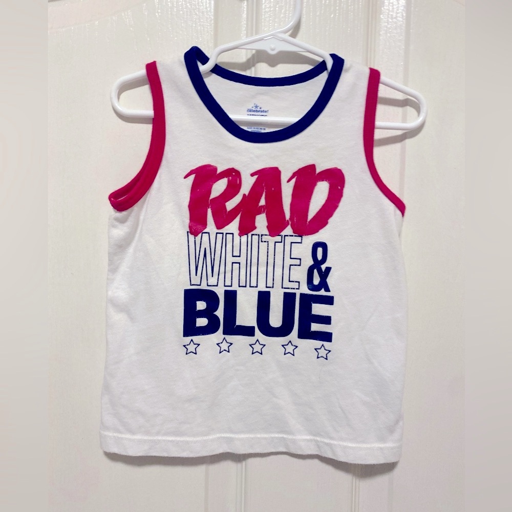 Boys patriotic tank - 3T